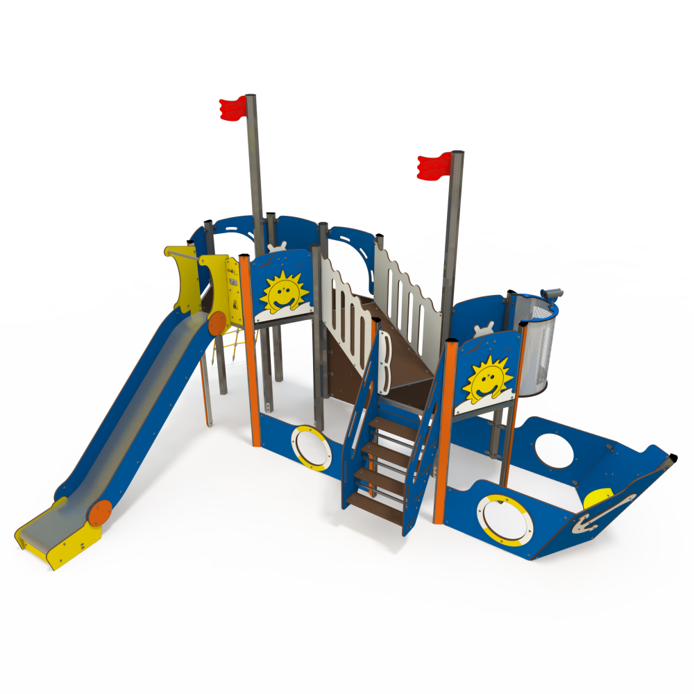 Structure de jeux CI 15-2016-T01 1 Aire de jeux thématique CI 15-2016-T01