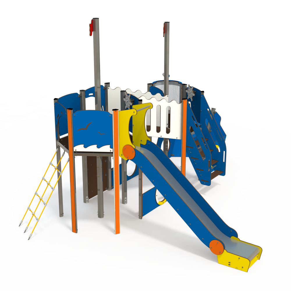 Structure de jeux CI 15-2016-T01 4 Aire de jeux thématique CI 15-2016-T01