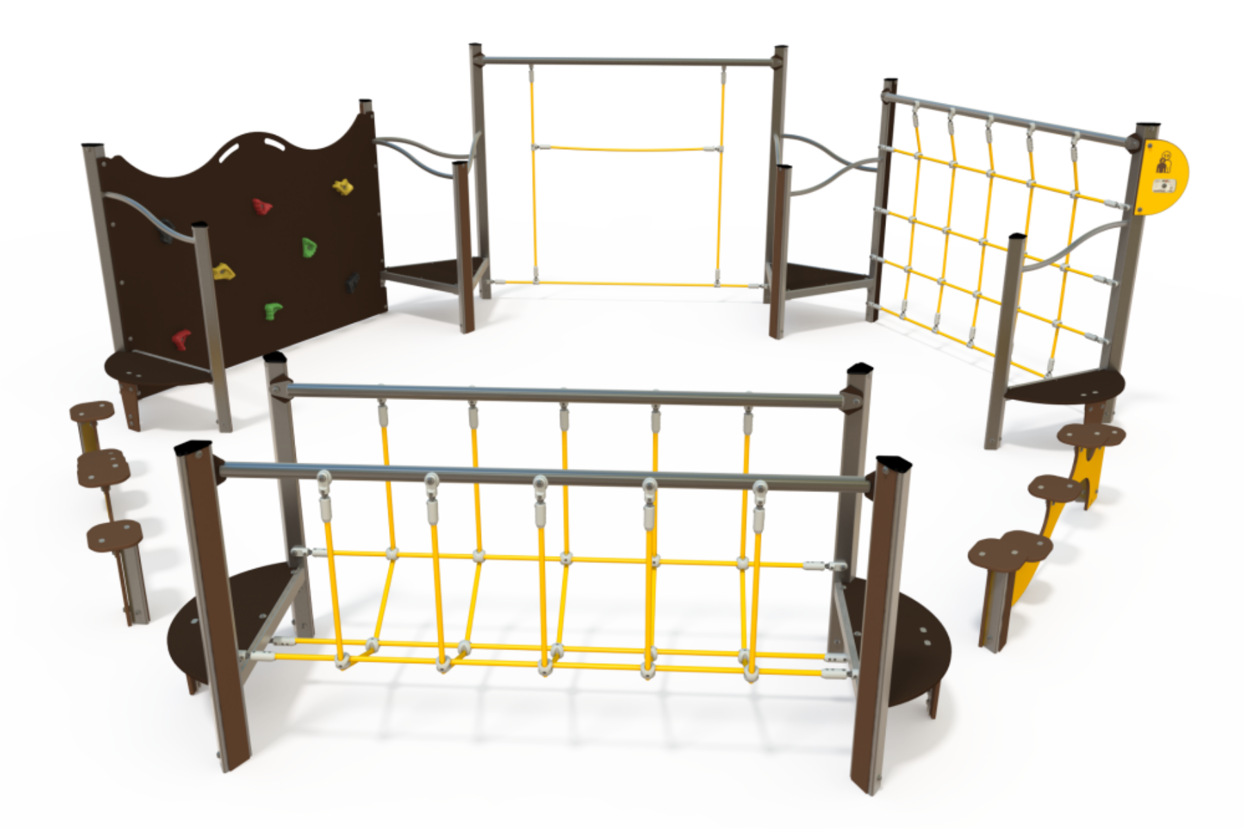 Structure de jeux EQ 12-1006-D10 — Mobilier urbain