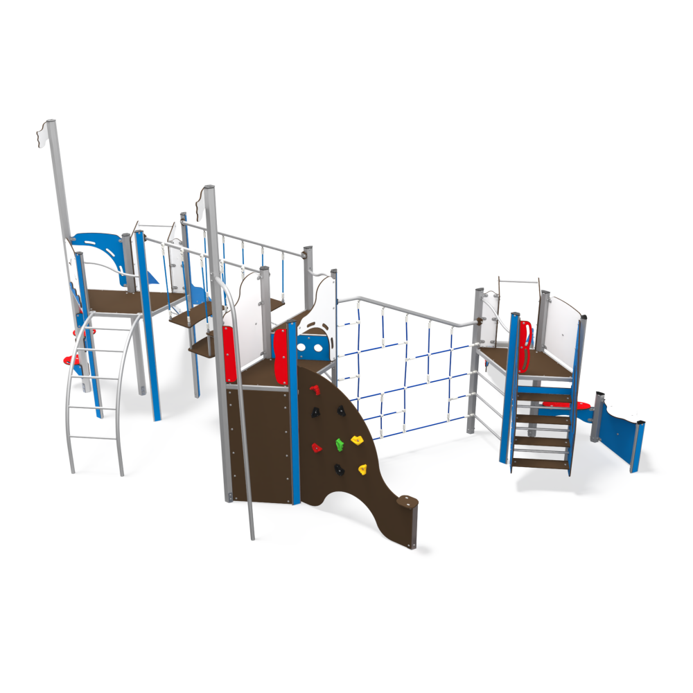 Structure de jeux EX 15-3006-Q14 2 Aire de jeux multifonction EX 15-3006-Q14
