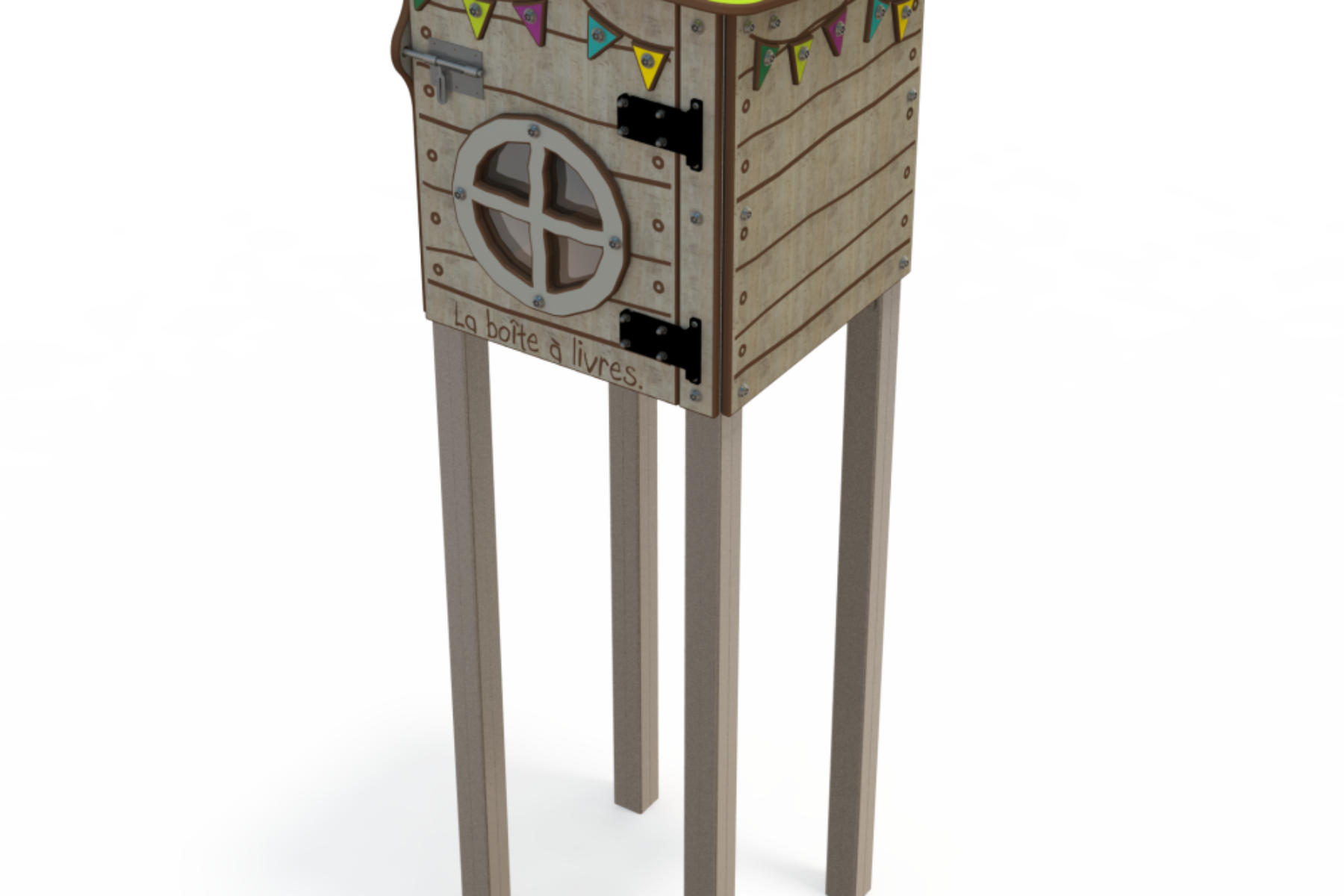 Boîte à livres MO BL-0002-29 — Mobilier urbain