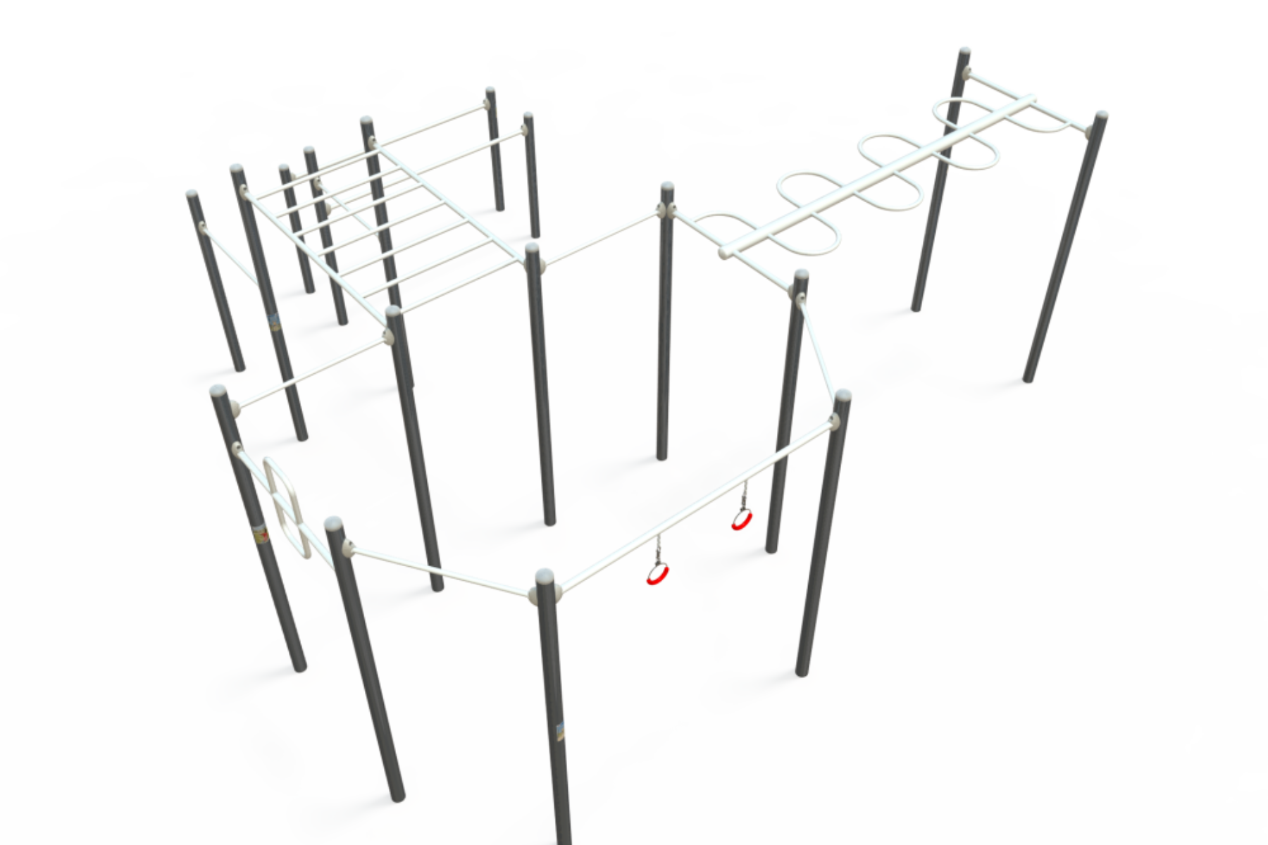 Module street workout SW 636-00 — Mobilier urbain