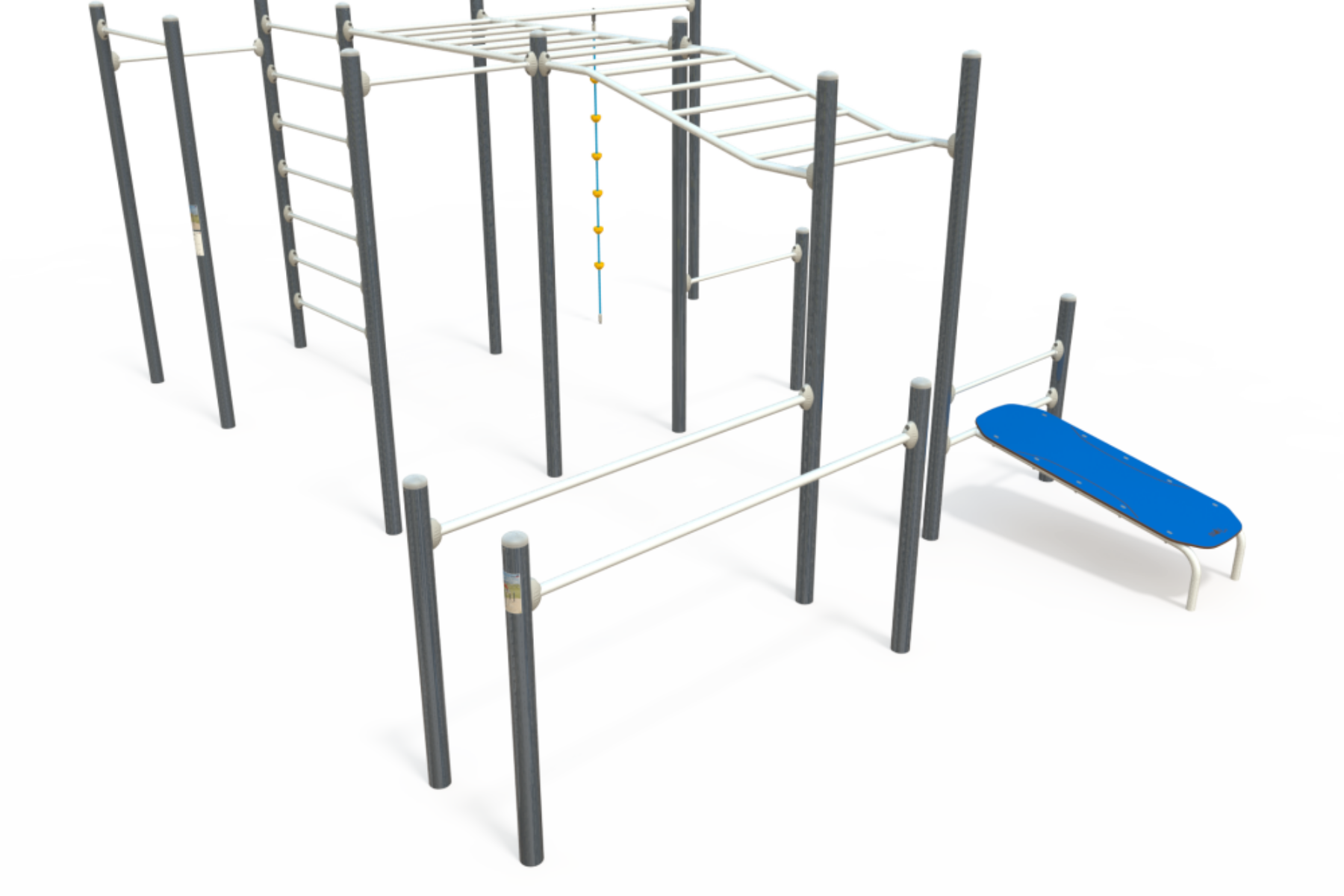 Module street workout SW 634-14 — Mobilier urbain