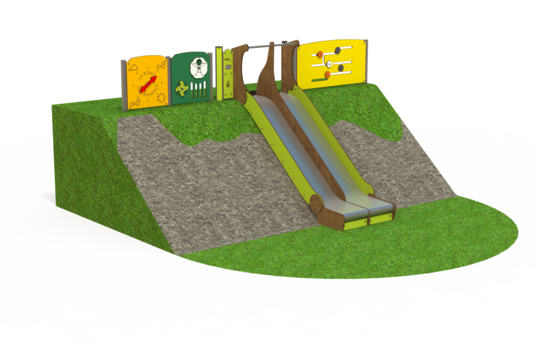 Tyrolienne TE 09-0100-P15 — Mobilier urbain